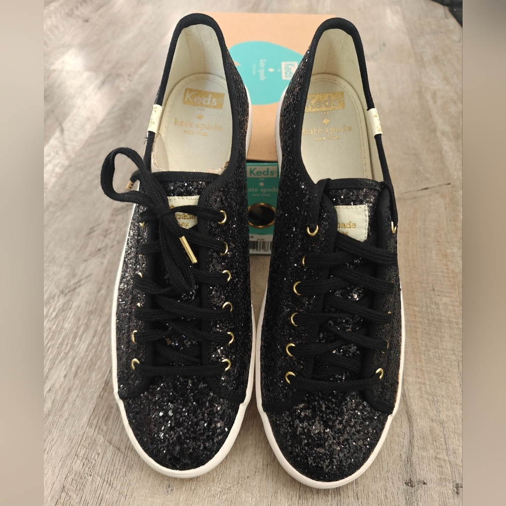 Keds Women's Kickstart KS Glitter Black - Picture 3 of 11